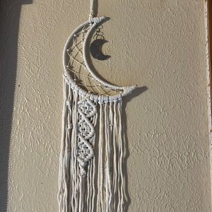 Woven Moon Dream Catcher